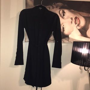 Black Shirt Dress